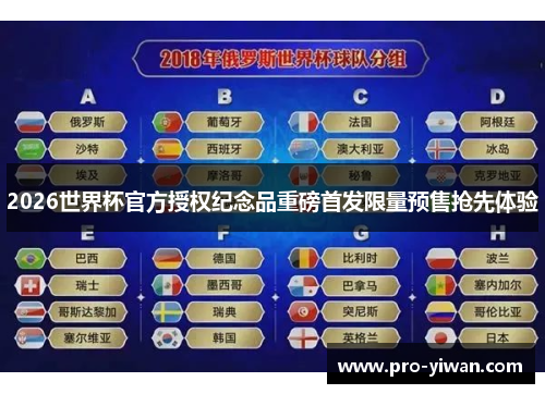 2026世界杯官方授权纪念品重磅首发限量预售抢先体验
